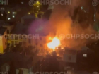Сочинские пожарные потушили возгорание третий раз в одном здании