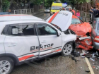 В результате массовой аварии на трассе Джубга-Сочи госпитализировано пять человек