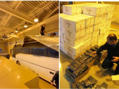  Таможенники Сочи сигареты на 8,7 миллионов рублей на крыше автобуса