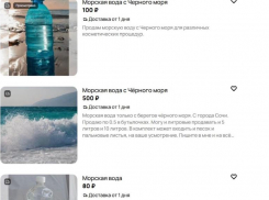 Воду из Черного моря начали продавать в Сочи