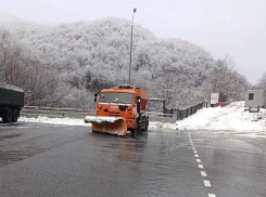 32 тонны реагентов использовали в Сочи в первый день снегопада