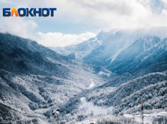 Сугробы в горах Сочи достигли почти 3 метров