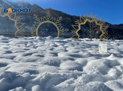 3-х метров достигла высота снежного покрова в горах Сочи