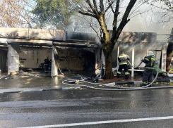 Автомойка сгорела в микрорайоне Ареда Сочи