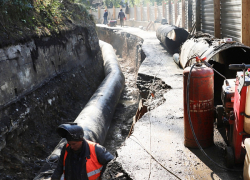 В Хостинском районе Сочи завершается реконструкция магистрального водовода