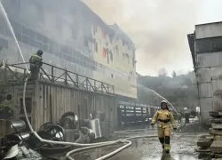 Умерла девушка, которая выпала из окна горящего здания в Сочи