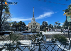 Снегопад ожидается в Сочи в Старый Новый Год