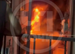 Квартира сгорела в многоэтажном доме Сочи