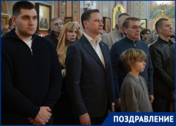 Мэр Сочи посетил божественную литургию и поздравил горожан с Рождеством