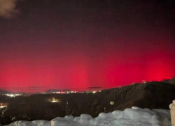 Северное сияние накрыло Сочи