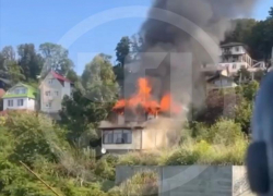 60-летняя женщина пострадала при пожаре в Сочи   