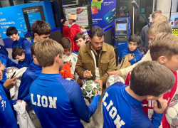  За 4 дня до игры, команда Чили по футболу прилетела в Сочи