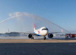 Первый борт авиакомпании Centrum Air из Самарканда прилетел в Сочи