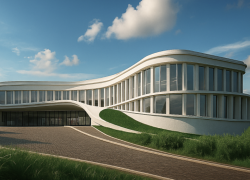 Панорамные окна и округлые формы: инвестор показал, как будет выглядеть новая школа в Сочи