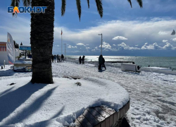 Со снегопада и мороза начнется последняя неделя зимы в Сочи