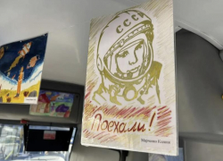«Космический» автобус с портретом Юрия Гагарина появился на дорогах Сочи