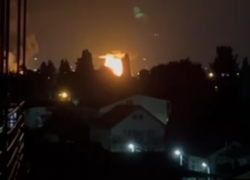 Нефтебаза и жилые гаражи снова пострадали после атаки БПЛА на Сочи