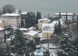 Сочи засыпало снегом