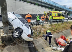 Страшная авария произошла на Дублёре Курортного проспекта в Сочи