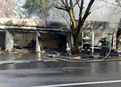 Автомойка сгорела в микрорайоне Ареда Сочи