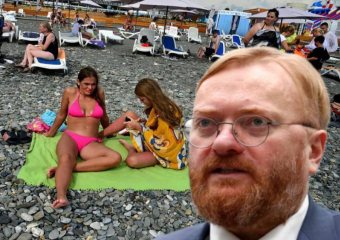 Виталий Милонов призвал бороться с россиянами, гуляющими по улицам в купальниках