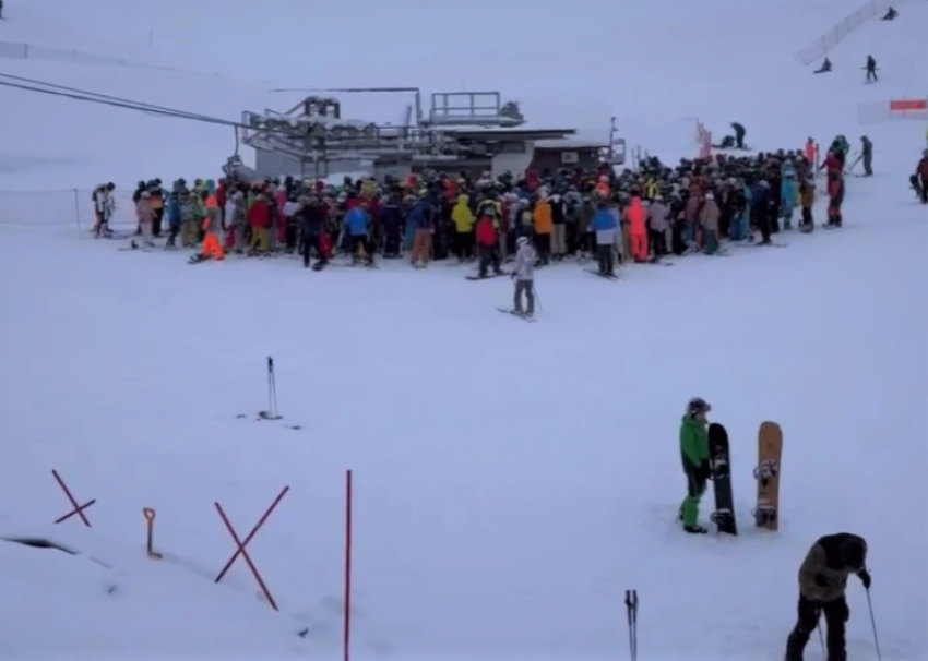 На популярном горнолыжном курорте в Сочи произошел настоящий ажиотаж
