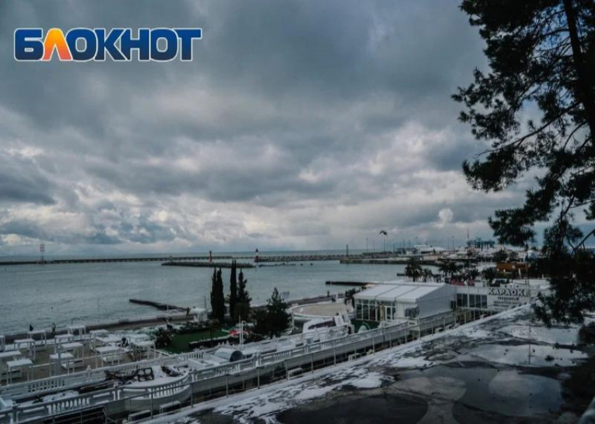Синоптики прогнозируют резкое похолодание и мокрый снег в прибрежной зоне Сочи