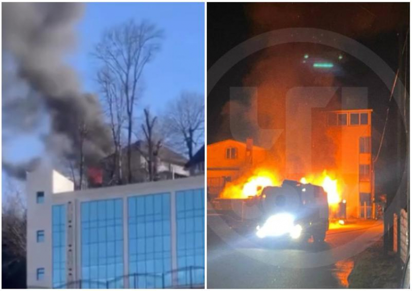  Два частных дома сгорели за сутки в Сочи