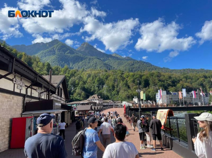 Более миллиона гостей посетили за летний сезон курорт «Роза Хутор» в Сочи