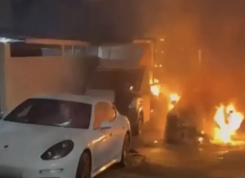 Мужчина из мести сжег «Porsche» бывшей жены в Сочи