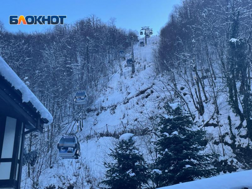  Высота снежного покрова в горах Сочи превысила 3 метра