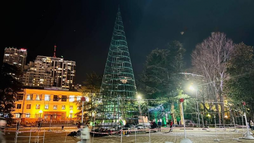 «Даже мая не дождались»: в Сочи разобрали главную новогоднюю елку