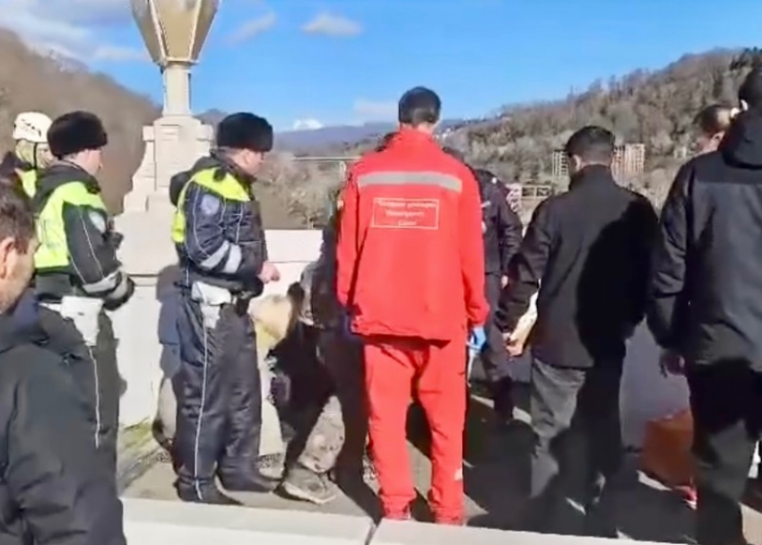 В Сочи спасли мужчину, пытавшегося спрыгнуть с 30-метрового виадука 