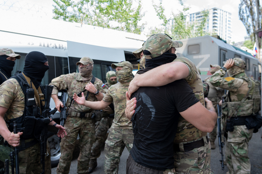 Сочинские росгвардейцы вернулись со спецоперации на Украине