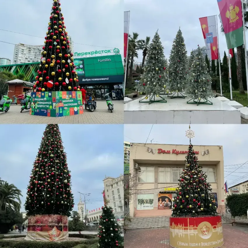 В Сочи активно готовятся к Новому Году