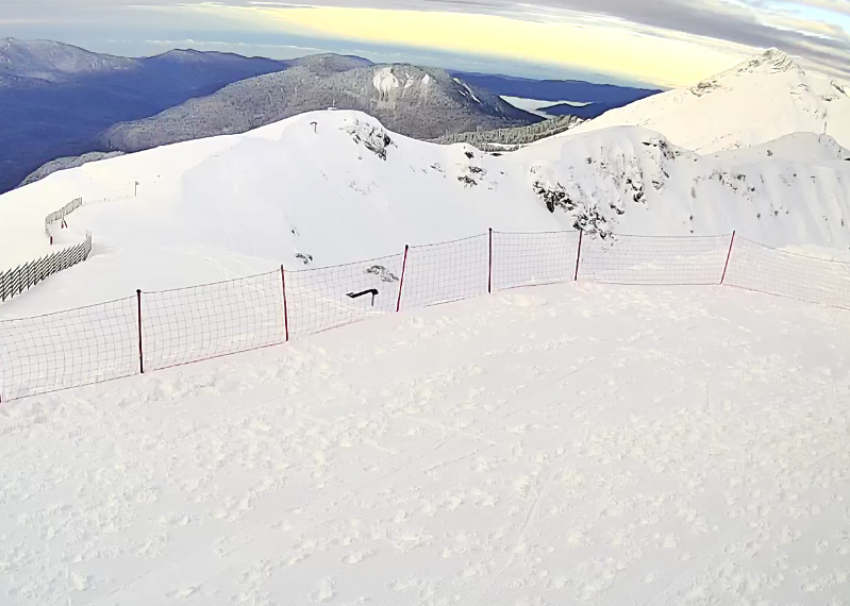  72-х сантиметров достигла высота снежного покрова в горах Сочи