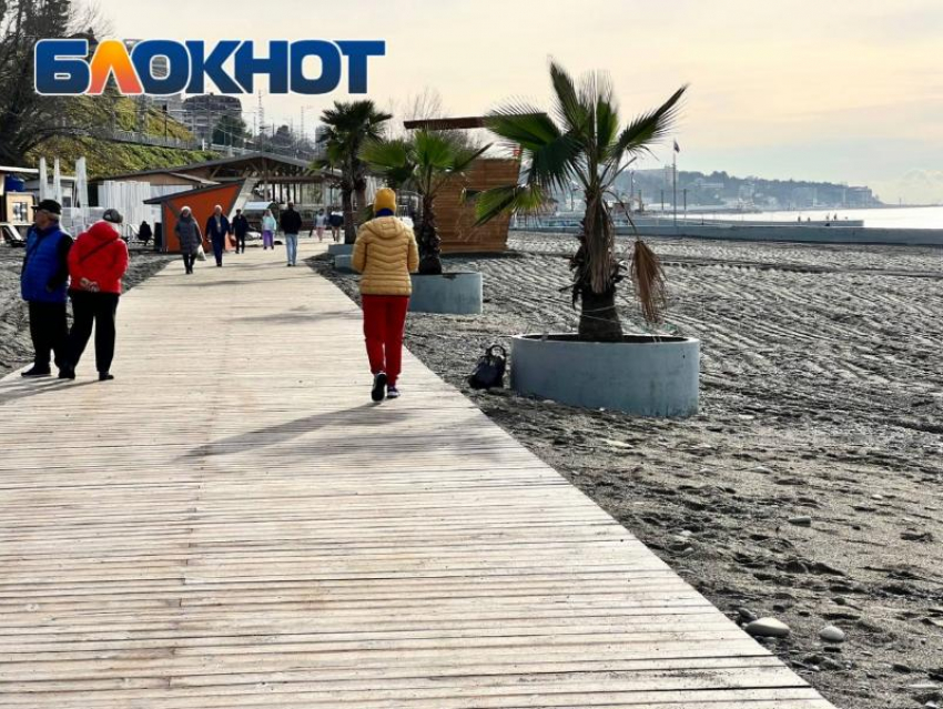  Власти Сочи объединят пляжи Мамайки в единый пешеходный маршрут