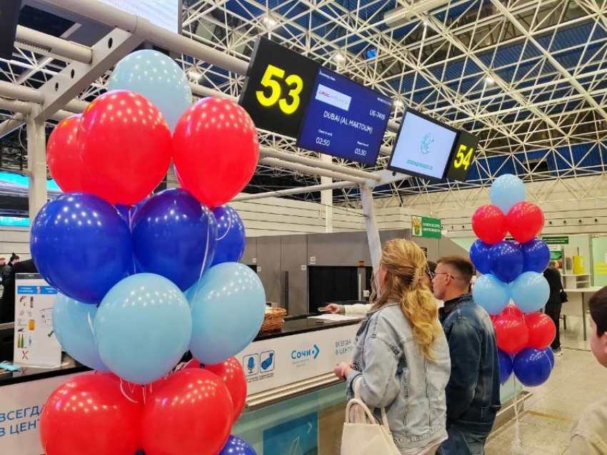 Российская авиакомпания запустила прямые рейсы из Сочи в Дубай