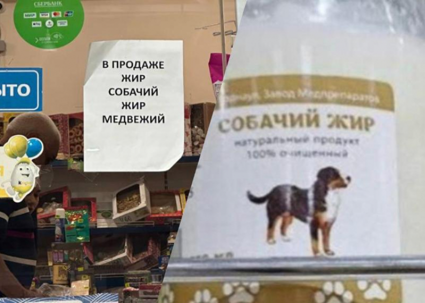 Собачий жир на полках магазина в Сочи шокировал россиян