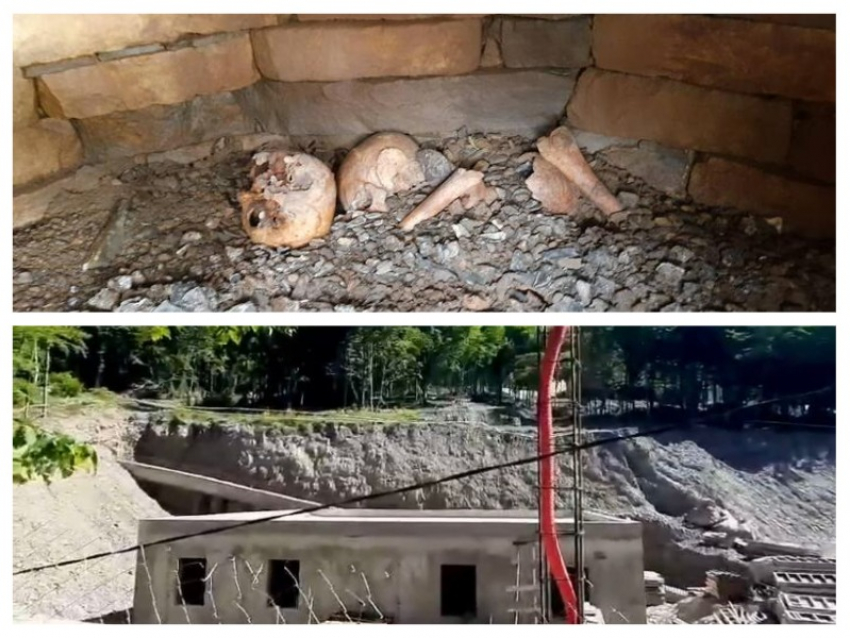 В Сочи ведутся строительные работы на месте захоронений бронзового века