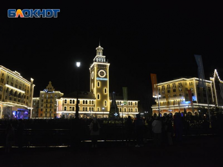 Отели Сочи почти полностью заполнены туристами на новогодние праздники